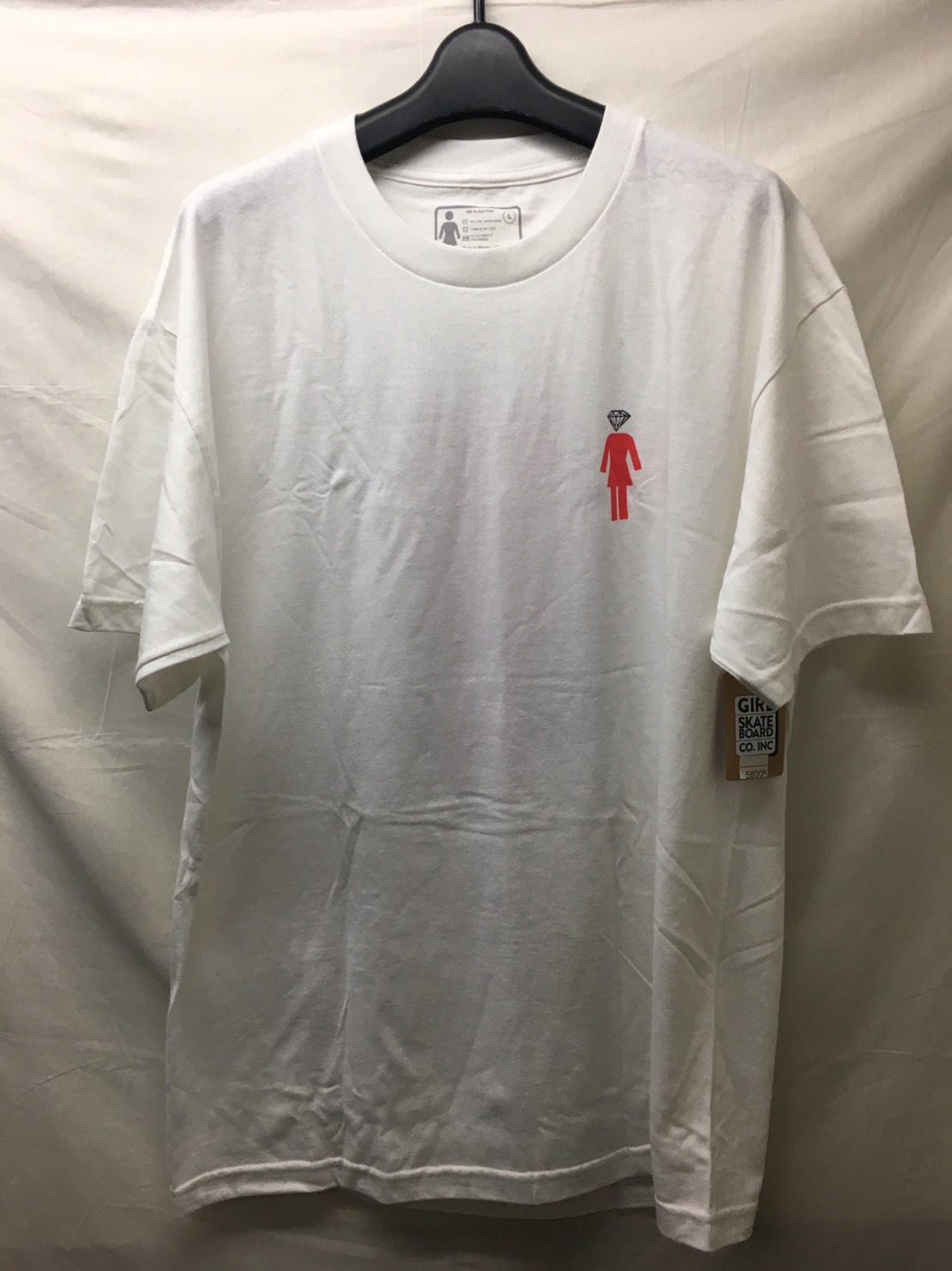 Girl x Diamond Supply Co. White T-Shirt